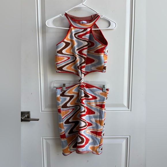 Princess Polly | SAVANNA multi colors abstract mini Size M/L - Picture 1 of 7